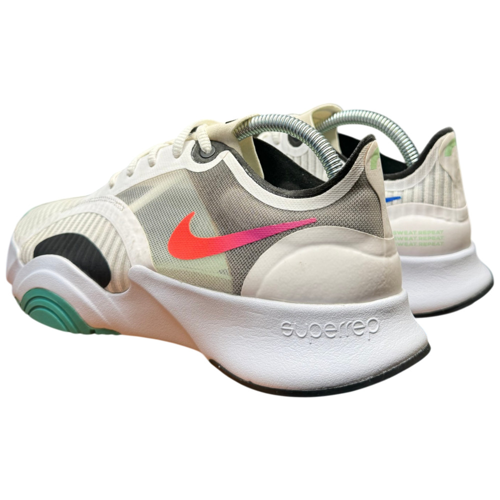 NIKE SuperRep Go Women 7 Training Sneaker Football Grey Crimson cJ0860-120 Shoes - Picture 8 of 16